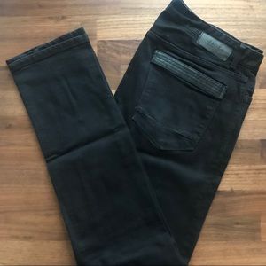Kenneth Cole Reaction Black Mens Slim-Fit Jeans